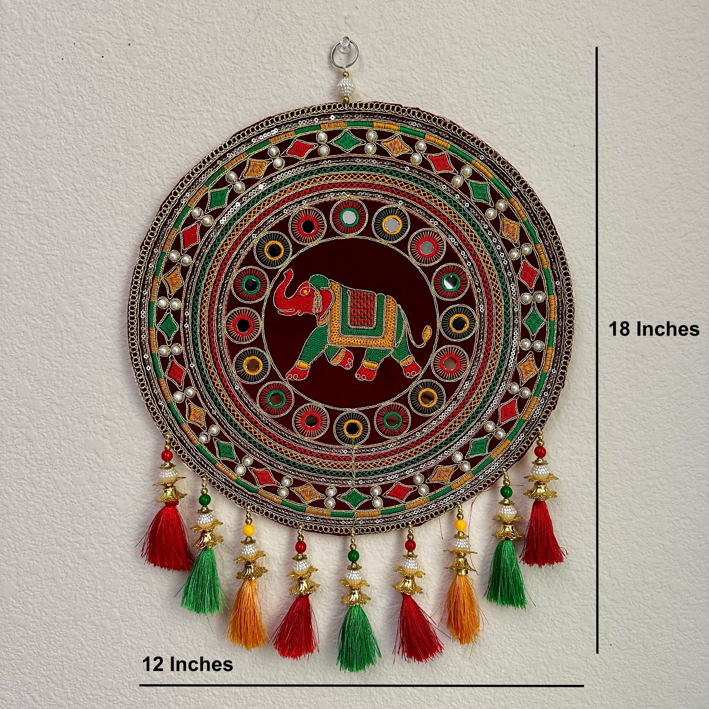 Elephant Wall Hanging (1Pc)