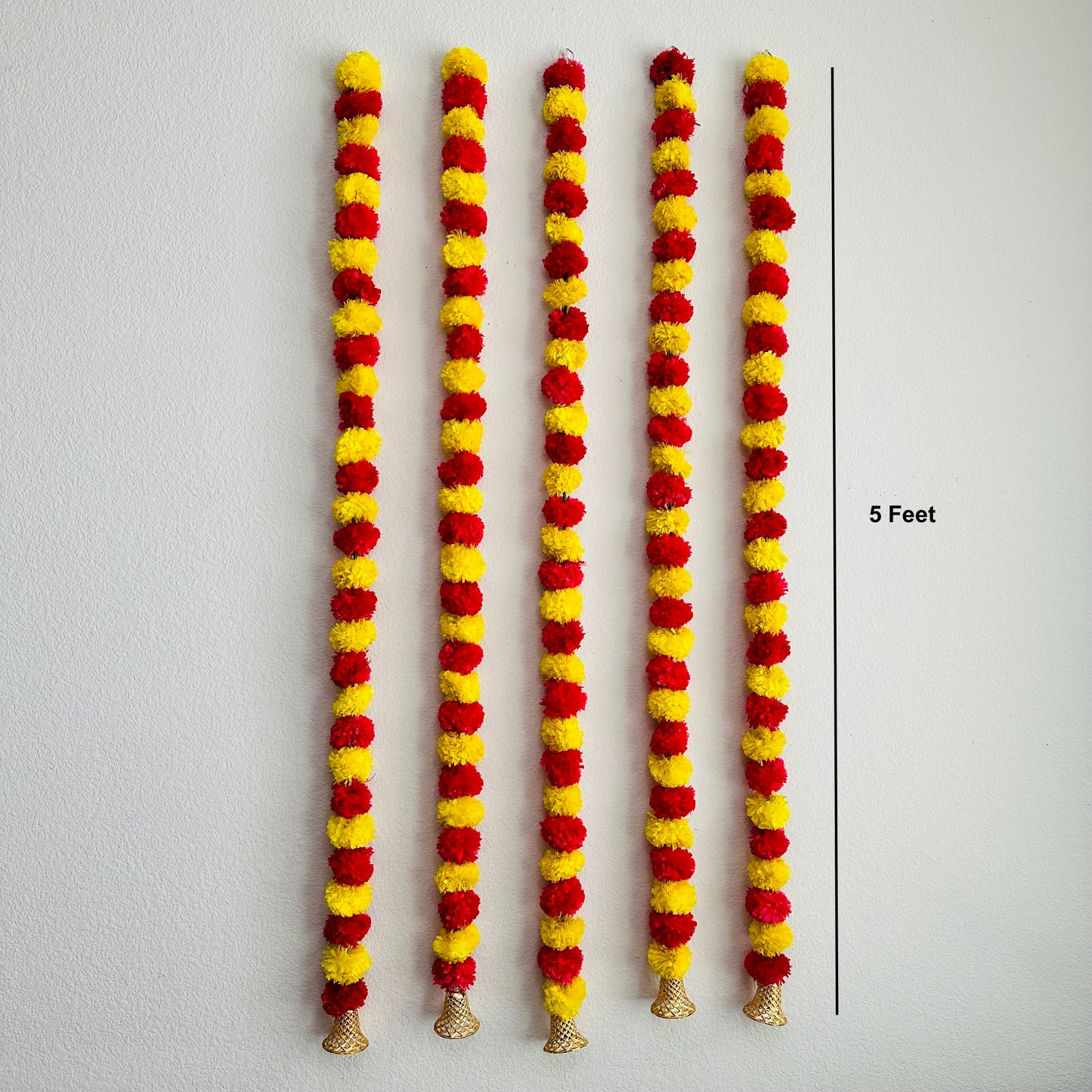 5Ft Marigold Garland (1Pc)