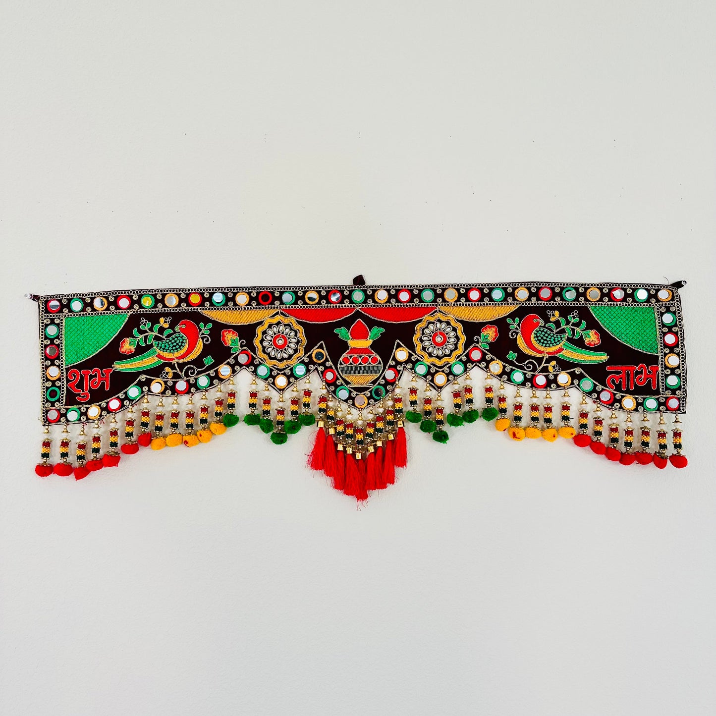 Shubh Labh Toran with Beads & Tassels