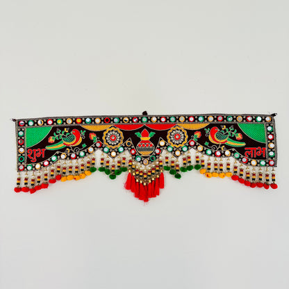 Shubh Labh Toran with Beads & Tassels