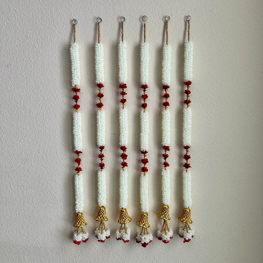 3Ft Mogra Garland with Bell (1Pc)