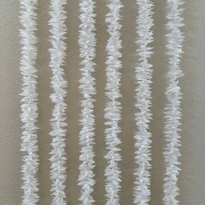 5Ft White Plastic Garland (1Pc)