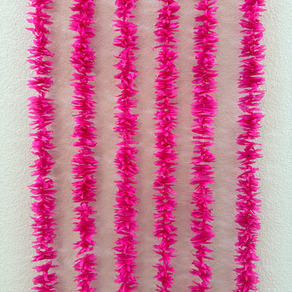 5Ft Pink Plastic Garland (1Pc)