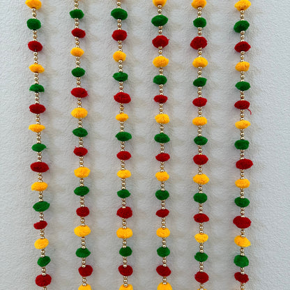 4.5Ft Pom Pom Garland (1Pc)