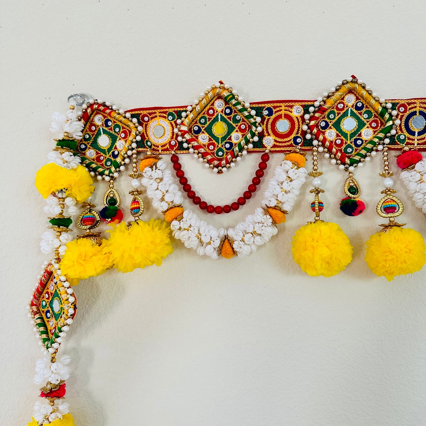 Mogra Marigold Toran with Hangings