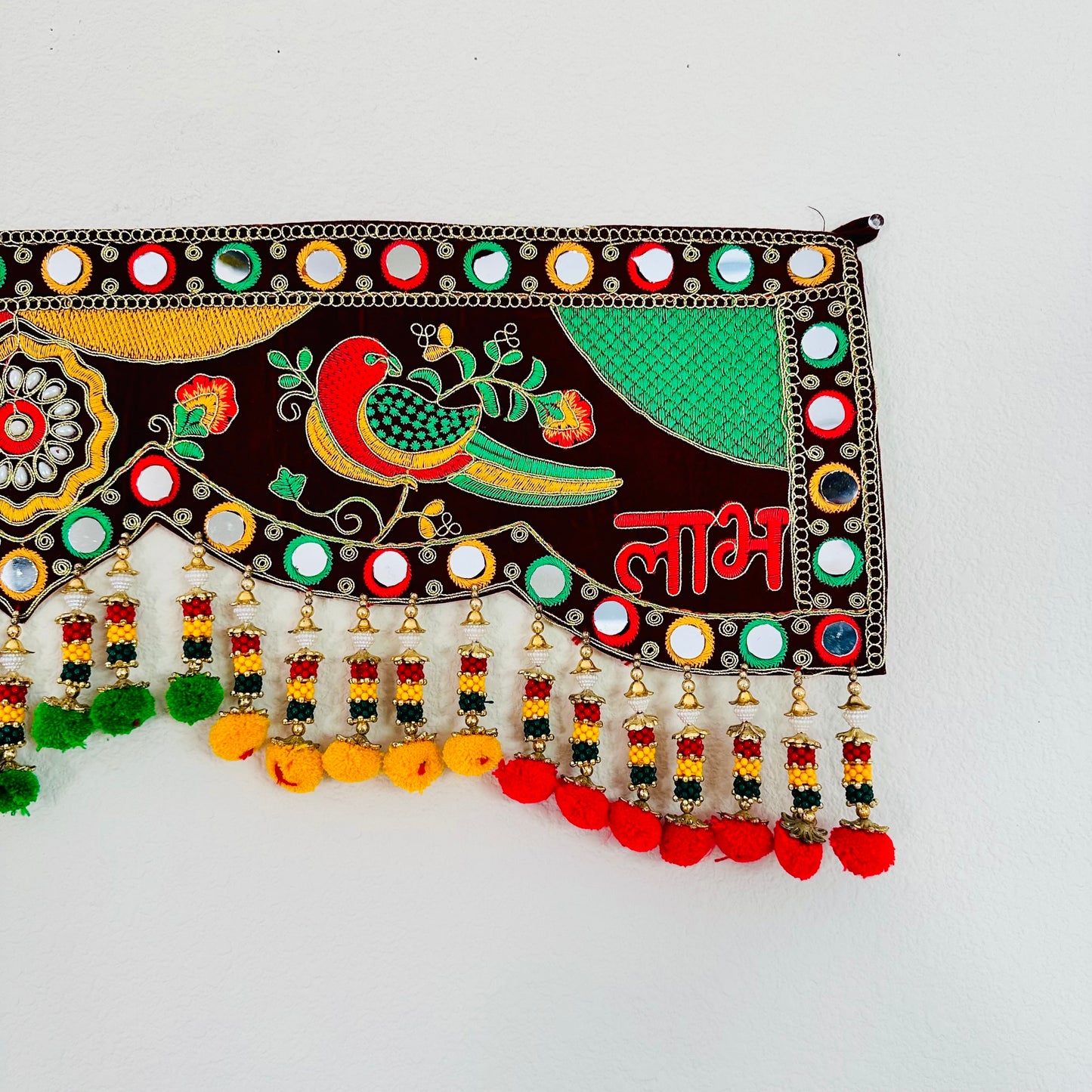 Shubh Labh Toran with Beads & Tassels