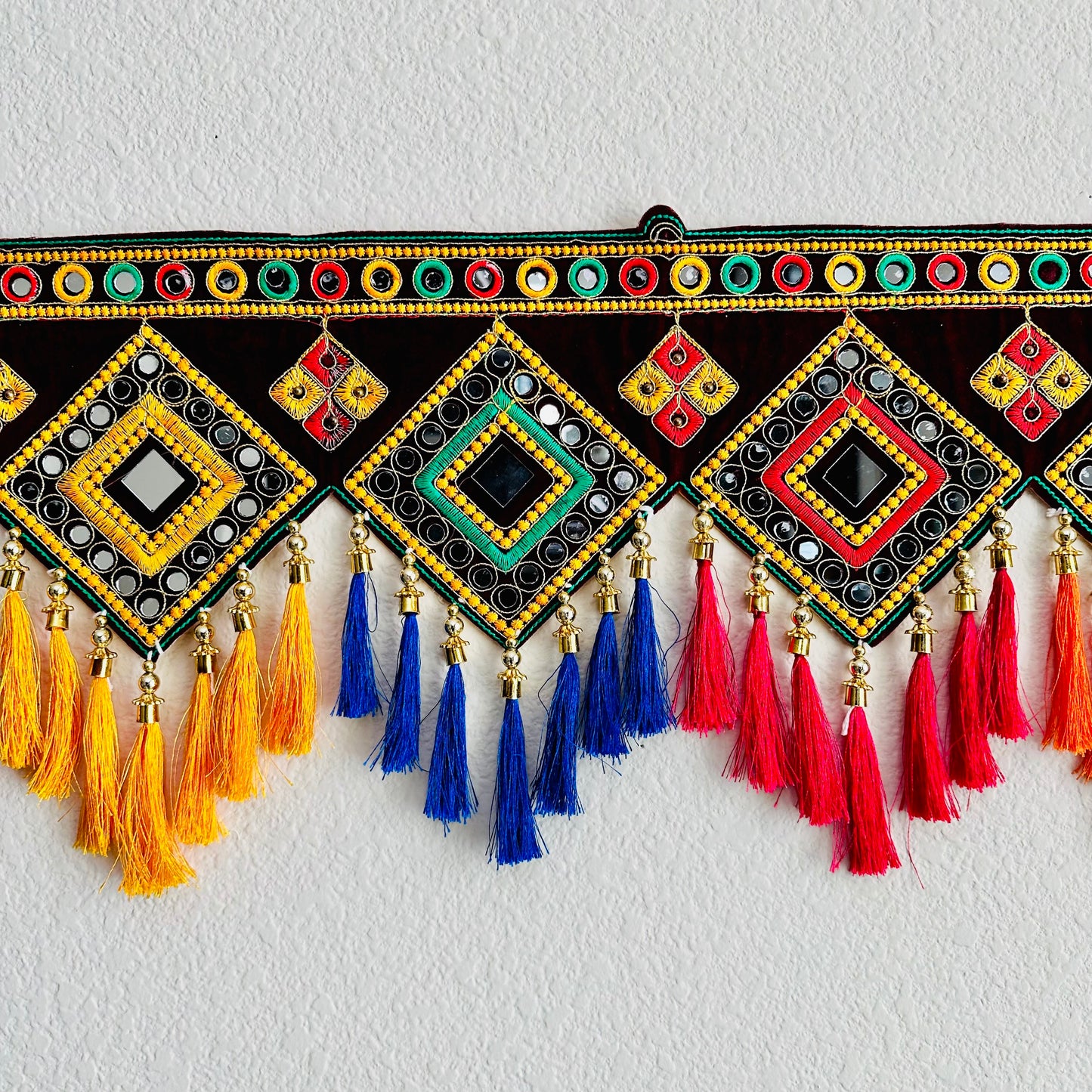 Mirror & Tassel Toran