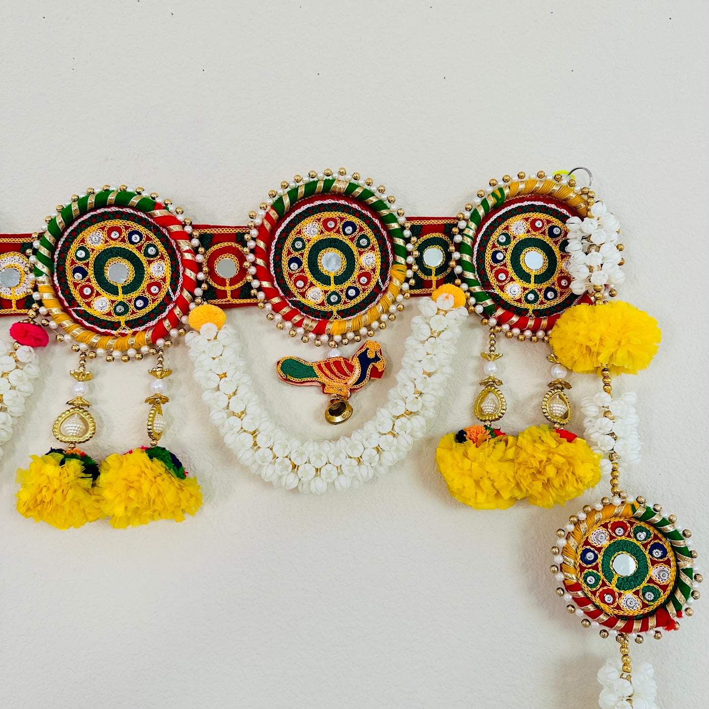 Mogra Marigold Toran with Hangings