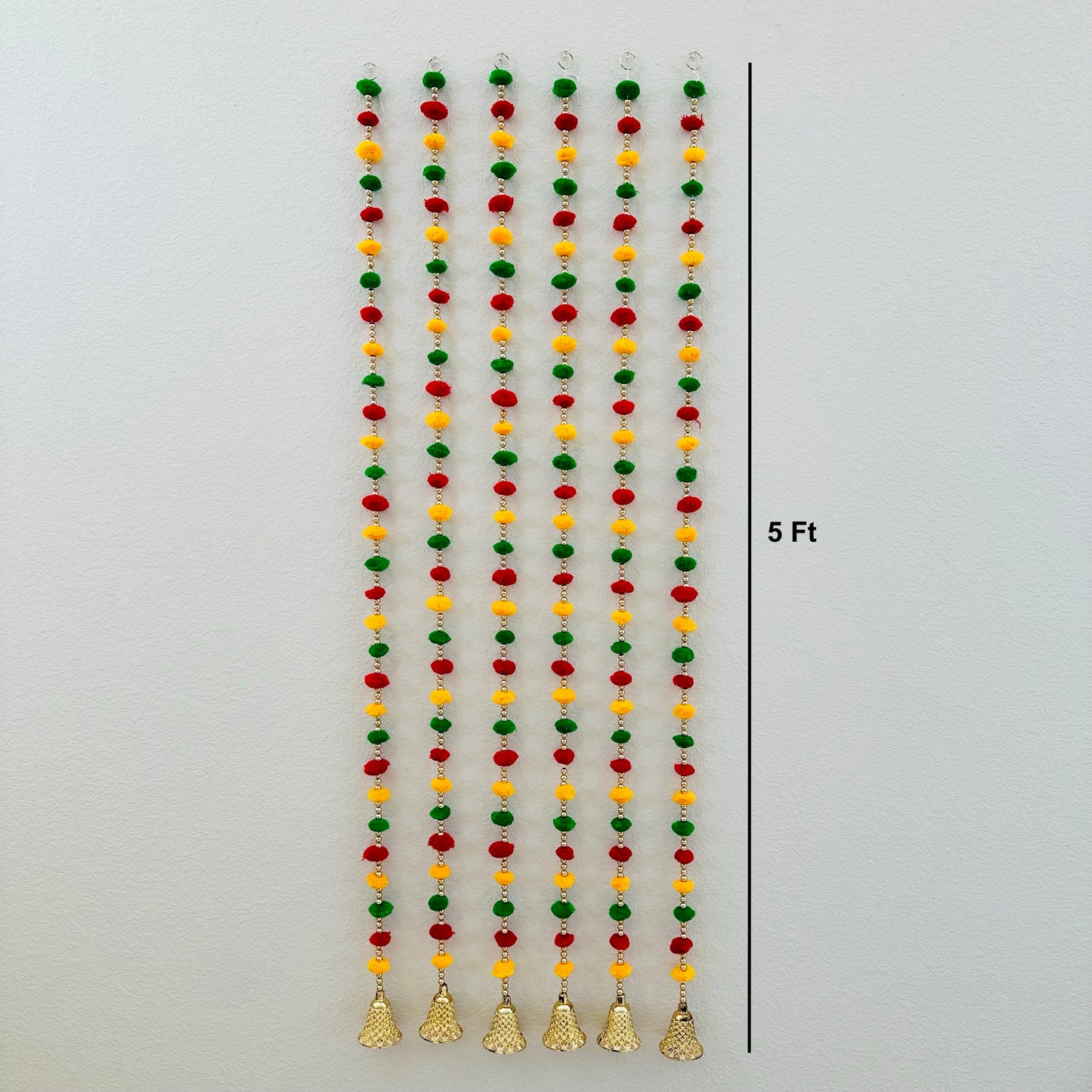 4.5Ft Pom Pom Garland (1Pc)