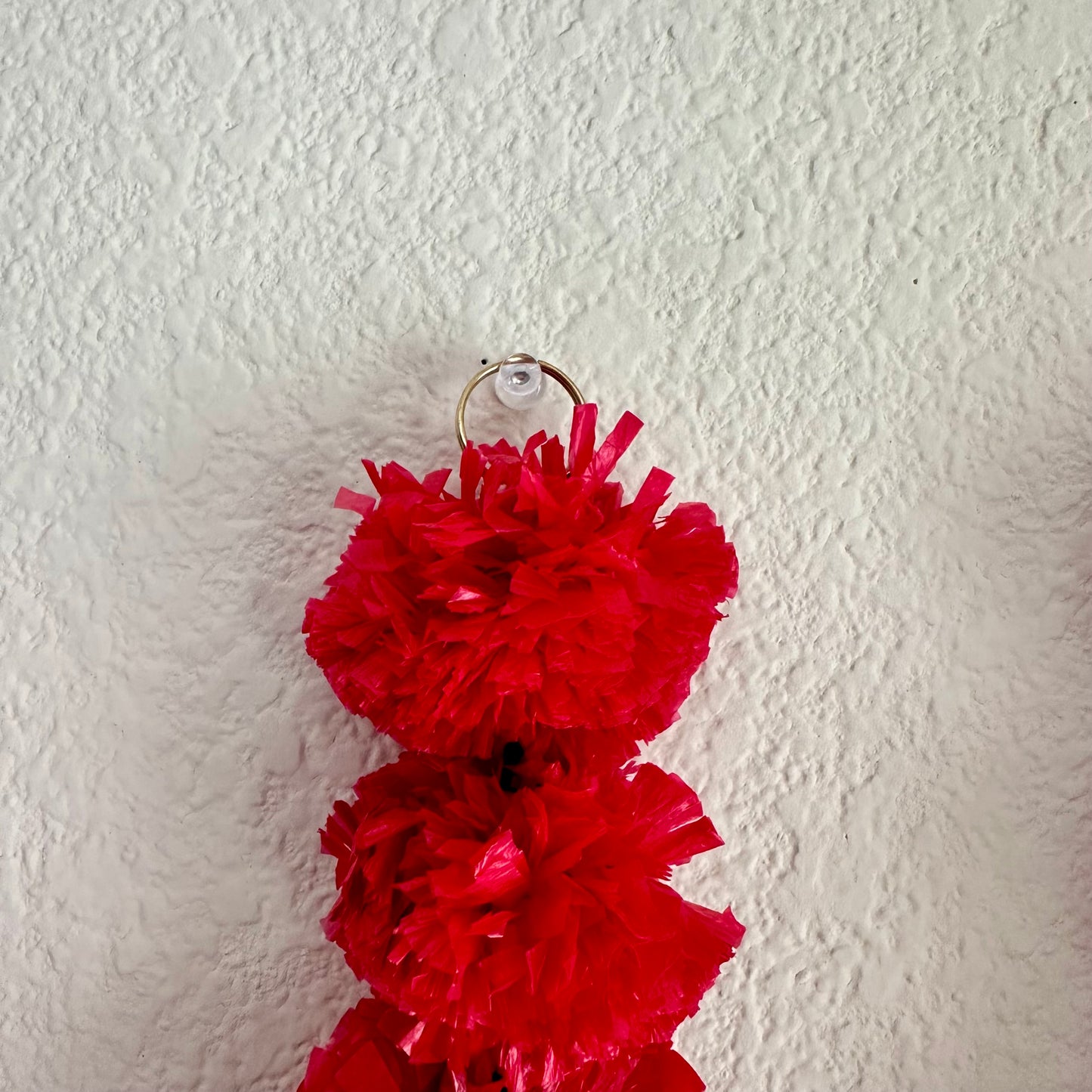 5Ft Red Marigold Garland (1Pc)