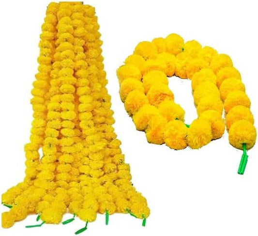5Ft Yellow Marigold Garland (1Pc)